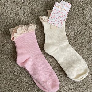 Free People Frilly Socks